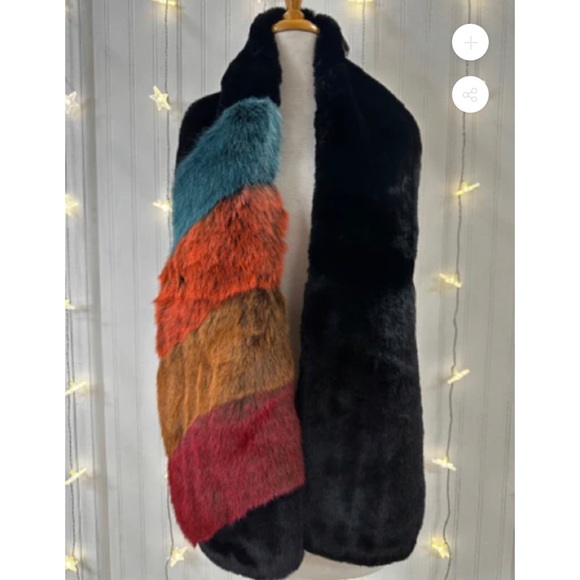 NWTTop Shop Faux Fur scarf - Picture 2 of 4